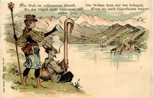 Humor Schweiz - Litho Künzli -642094