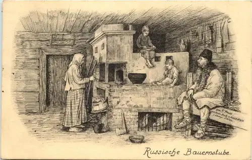 Russische Bauernstube -640978