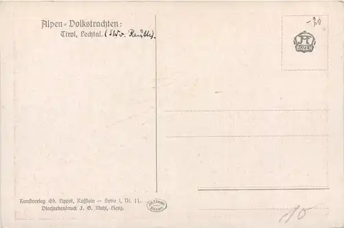 Alpen Volkstrachten - Tirol Lechtal -640576