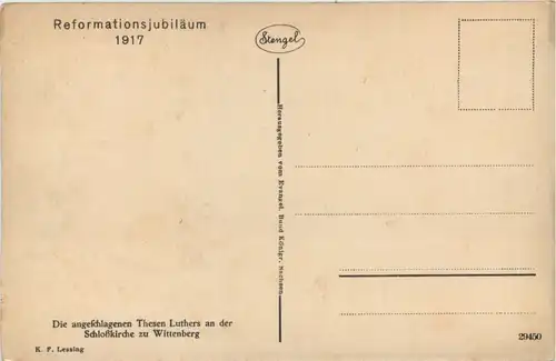 Wittenberg - Reformationstag 1917 -618606