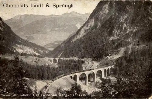 Albulabahn zwischen Bergün & Preda - Chocolats Lindt & Sprüngli -642294