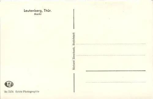 Leutenberg, Markt -505634