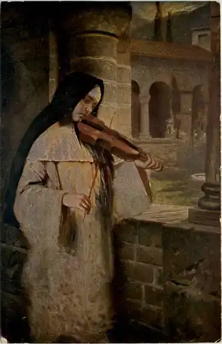 Künstler AK Hermann Kaulbach - Ave Maria -619006