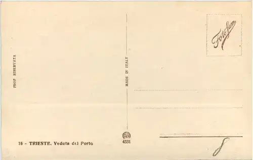 Trieste - Veduta del Porto -641418