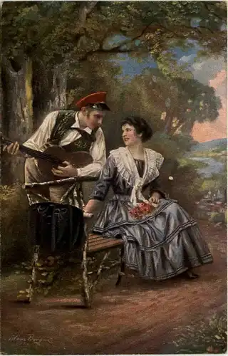 Künstler AK - Schneider - Studentenliebe -619246