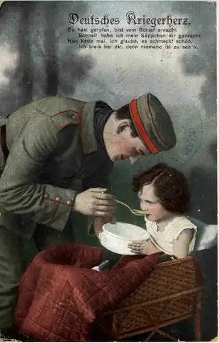 Deutsches Kriegerherz - Feldpost 2. Landwehr Division -641618