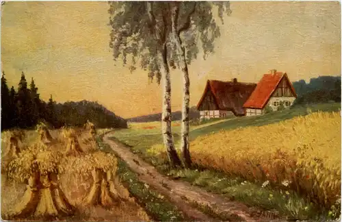 Künstler Ak - E. Jahn -619306