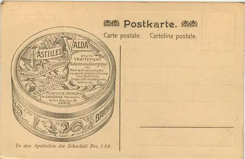 Künstler AK Tizian - Werbung Pastilles Valda -642220