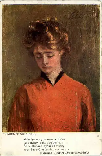 Künstler AK T. Axentowicz -642500