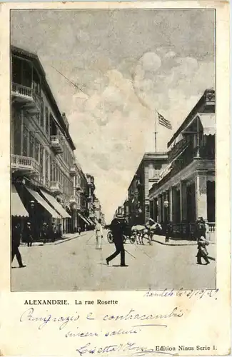 Alexandrie - La rue Rosette -640732