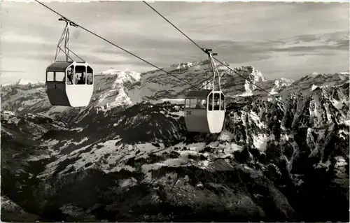 Telererique Leysin - Berneuse avec le Massif des Diablerets -506594