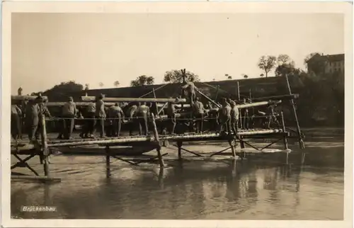 Schweizer Armee - Brückenbau -642640