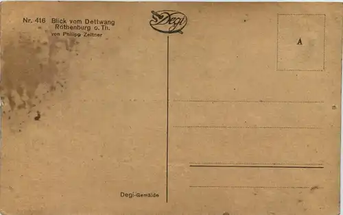 Rothenburg - Blick vom Dettwang -619926