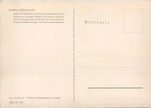 Künstler Hilfswerk 1937 - Arthur Braunschweig -642692