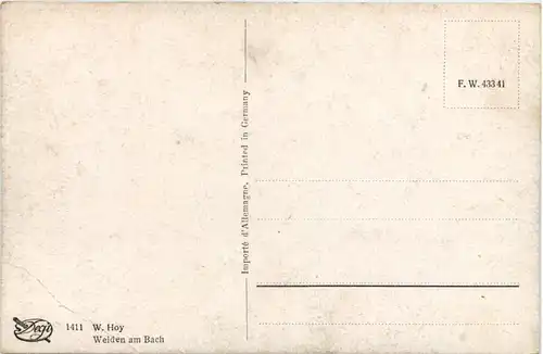 Künstler AK - W. Hoy -619986