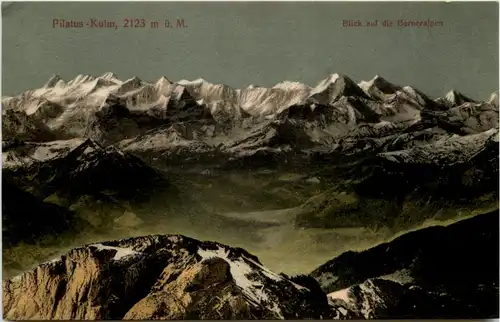 Pilatus-Kulm, Blick auf die Berneralpen -506814