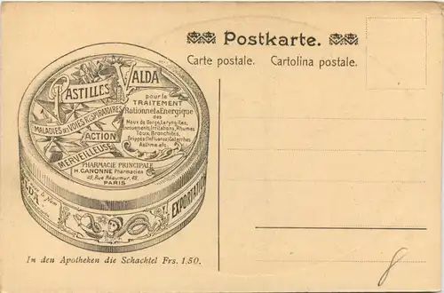 Künstler AK Rembrandt - Werbung Pastilles Valda -642210