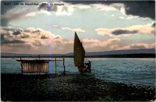 Lac de Neuchatel - Effet de nuages -506894