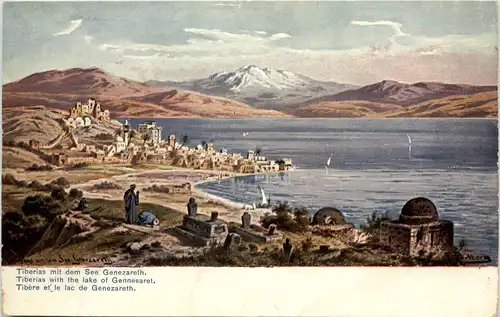 Tiberias mit dem See Genezareth -641032