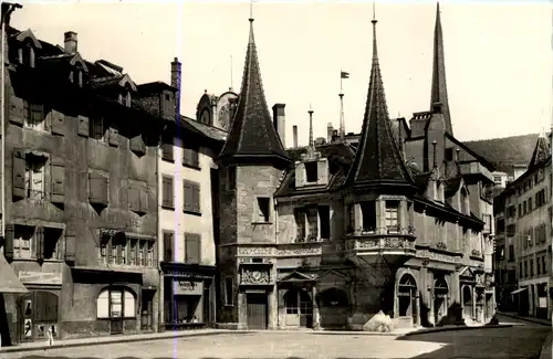 Neuchatel, Place des Halles -506914