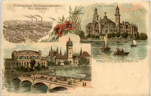 Gruss aus Zürich - Litho -642236