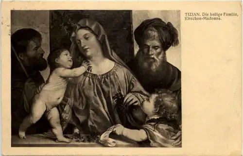 Künstler AK - Tizian - Werbung Pastilles Valda -642082