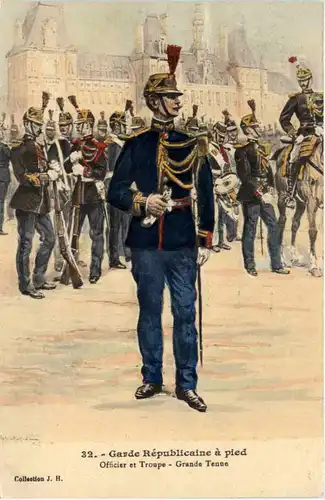 Garde Republicaine a pied -642598