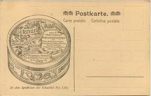 Künstler AK van Dyck - Werbung Pastilles Valda -642222