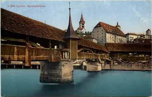 Luzern, Spreuerbrücke -507394