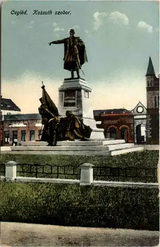 Cegled - Kossuth szobor -642512