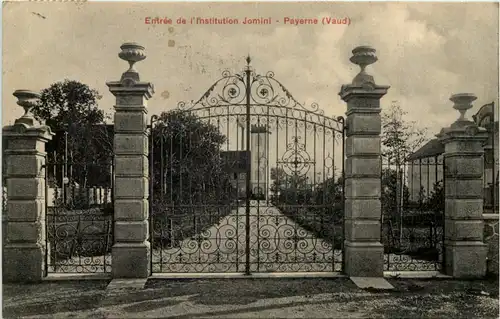 Payerne, Entree de L´Institution Jomini -508334