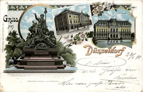 Gruss aus Düsseldorf - Litho -622086
