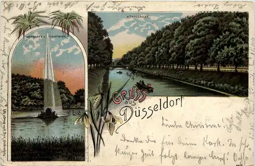 Gruss aus Düsseldorf - Litho -622206