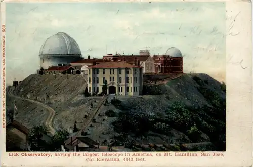 Lick Observatory - Mt. Hamilton - San Jose -643044