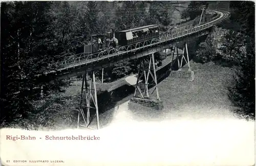 Rigi-Bahn - Schnurtobelbrücke -605314