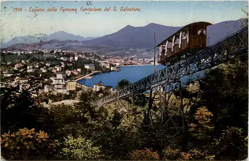 Lugano colla Ferrovia Funicolare -605334