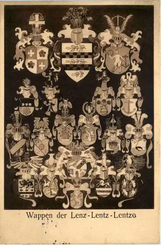 Wappen der Denz - Lentz - Lentze - Heraldik -643204
