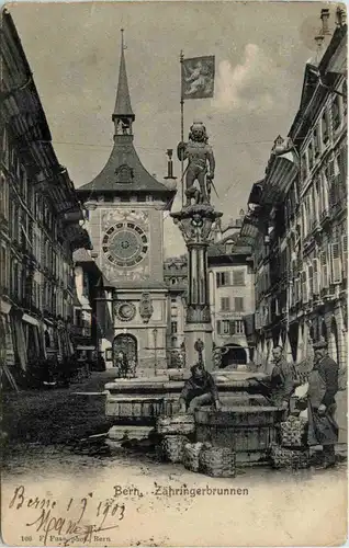 Bern - Zähringerbrunnen -605634
