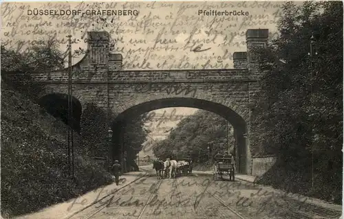 Düsseldorf-Gafenberg - Pfeifferbrücke -622886