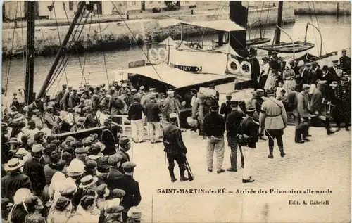 Saint Martin de Re - Arrivee des Prisonniers allemands -623146