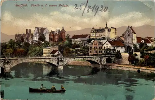 Saalfeld - Partie an der neuen Brücke -623206