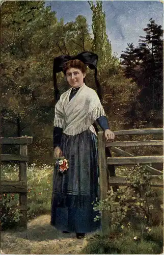 Markgräflerin - Künstlerkarte H. Hoffmann -623406