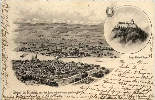Stein am Rhein - Burg Hohenklingen - Künstler-AK Eugen Felle -606454