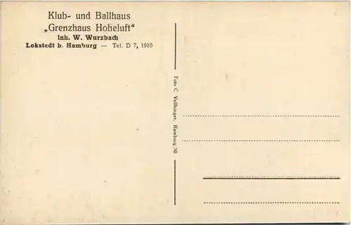 Lockstedt bei Hamburg - Klub und Ballhaus Grenzhaus Hoheluft -623646