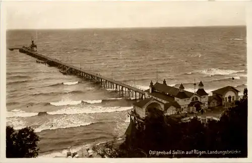 Ostseebad Sellin auf Rügen - Landungsbrücke -624066
