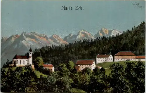 Kloster Maria Eck - Künstler-AK Eugen Felle -607734