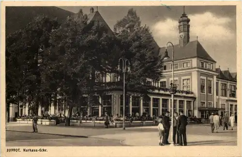 Zoppot - Kurhaus Ecke -625422
