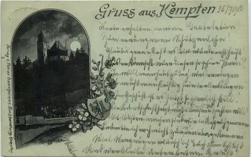 Gruss aus Kempten - Künstler-AK Eugen Felle -609616