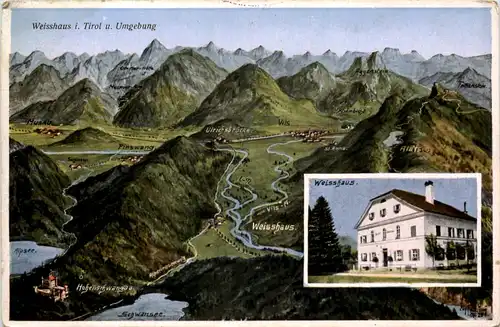 Weisshaus in Tirol - Künstler-AK Eugen Felle -609756