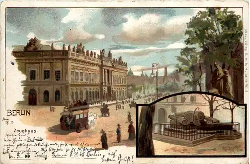 Berlin - Zeughaus - Litho -610016